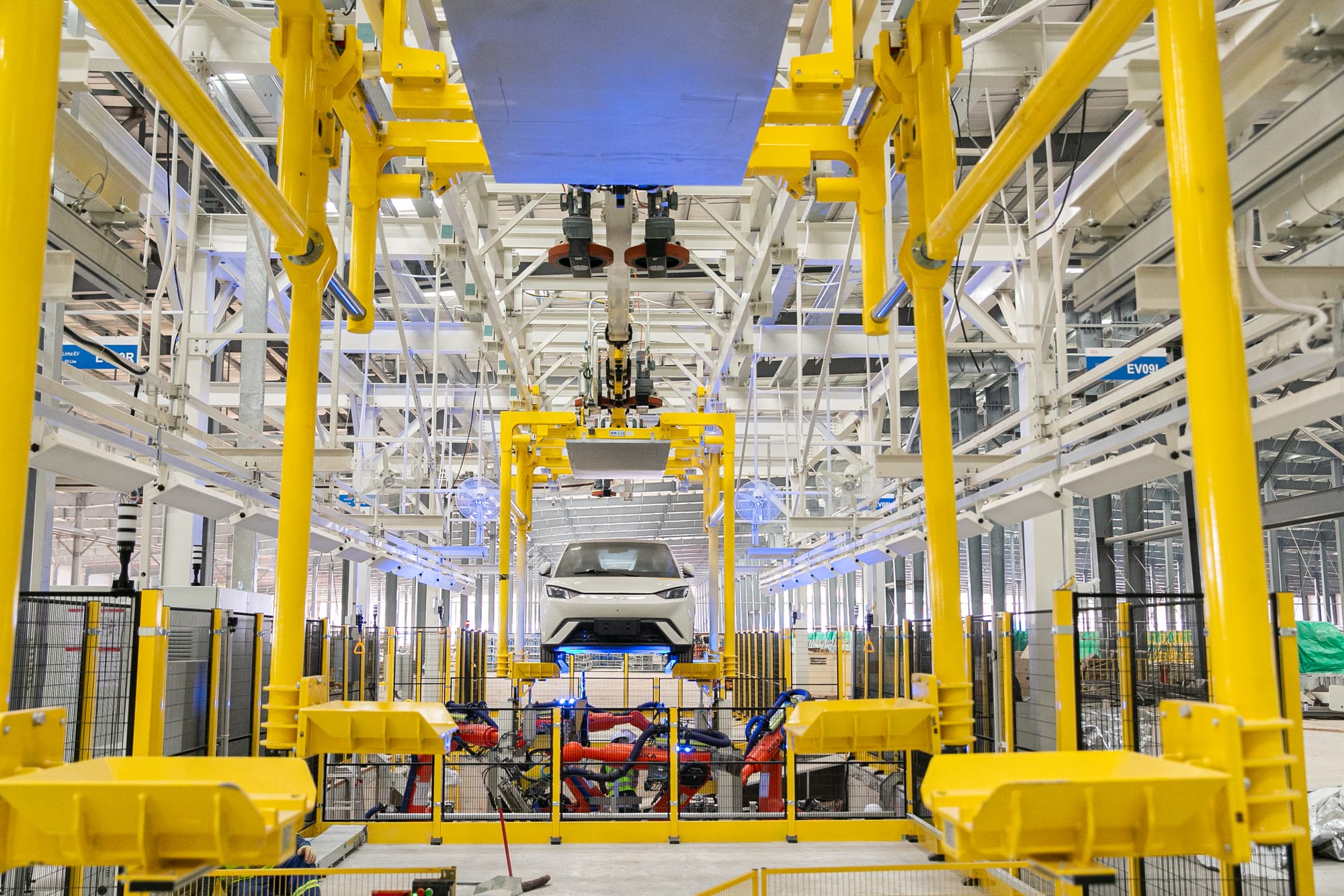 First BYD EV being produced at the new Brazil Plant